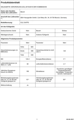 BOSCH Unterbau-Kühlautomat KUL15AFF0 Integrierbar, Flachscharnier -Küchen Profi f4beee64ea11b8a7d96ce8db72e785d3