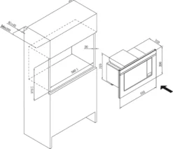 Amica EMW 13170 S, 20 L Einbaumikrowelle Mit Grill, Schwarz -Küchen Profi f4dde551f5778a0400e9ebb8e391dd92