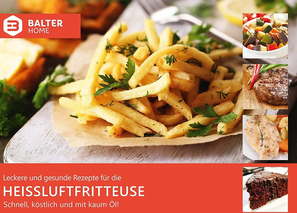 BALTER Heißluftfritteuse Friteuse Heißluft Fritteuse XXXL LCD 6,2L 9 BALTER Heißluftfritteuse Friteuse Heißluft Fritteuse XXXL LCD 6,2L – Bild 7