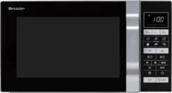 Sharp R860S Mikrowellen - Schwarz / Silber -Küchen Profi f63070dd847e300669fcb3a7dbaecb83