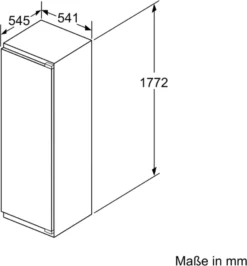 BOSCH KIR81VSF0 Integrierbarer 1-türiger Kühlschrank - SER4 - ++ - 177x56cm - Weiß -Küchen Profi f671331318e12d2f93338744342ee425