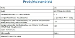 AEG - BPK435060B - Einbau-Backofen - Pyrolyse - Schwarz -Küchen Profi f860730ecc2dce0acb466d00874addab