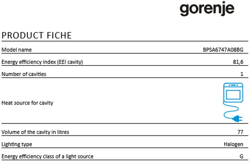 Bosch Gorenje - BPSA6747A08BG - Einbau-Backofen - Pyrolyse 9 Bosch Gorenje - BPSA6747A08BG - Einbau-Backofen - Pyrolyse – Bild 7