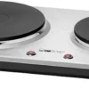 CLATRONIC Doppelkochplatte DKP 3668 Edelstahl Herdplatte Kochplatte 1000/1500W -Küchen Profi fb7b14d20b13204ea44a46f164b19668