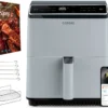 COSORI 6.4L DUAL BLAZE XXL Heißluftfritteuse, Grau -Küchen Profi fb7cca898723f0eee9005067183b0a41