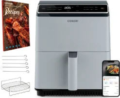 COSORI 6.4L DUAL BLAZE XXL Heißluftfritteuse, Grau