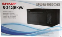 Sharp R-242 BKW Solo Mikrowelle Schwarz -Küchen Profi fc50adf43bc2258f6bf6bd60e285edc0