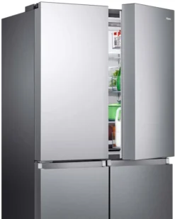 Hisense RQ758N4SAIE Cross Door-Kühl-Gefrier-Kombination - 609L Gesamtvolumen - LED-Display - LED-Innenbeleuchtung - Türalarm - MultiAirFlow - Twist Ice Maker - Total No Frost - Fast Freeze - SuperCool - NoFrostPlus -Küchen Profi fca5972c98a377df6b08a0348f5b7b66