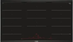 Bosch PXX975DC1E Serie 8, Induktionskochfeld, 90 Cm, Schwarz, Mit Rahmen Aufliegend