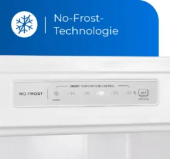 Exquisit Gefrierschrank GS271-NF-H-040D Weiss | 204 L Nutzinhalt | NoFrost | LED-Anzeige -Küchen Profi fd33d5aef2eb14844720ca144a2350d1