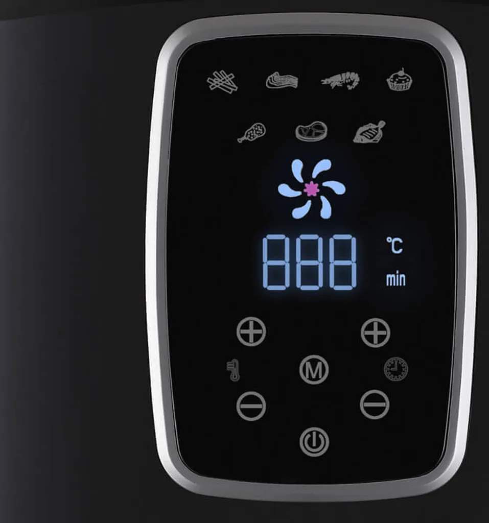 LMG Heißluftfritteuse XXL Premium 5.2L - Airfryer Mit Touch-Bedienfeld, Neueste Technik, 100% Knusprig, Ohne Fett – Backen, Frittieren, Grillen, Rösten - Spülmaschinenfest - Extrem Leise Anwendung 5 LMG Heißluftfritteuse XXL Premium 5.2L - Airfryer Mit Touch-Bedienfeld, Neueste Technik, 100% Knusprig, Ohne Fett – Backen, Frittieren, Grillen, Rösten - Spülmaschinenfest - Extrem Leise Anwendung – Bild 3