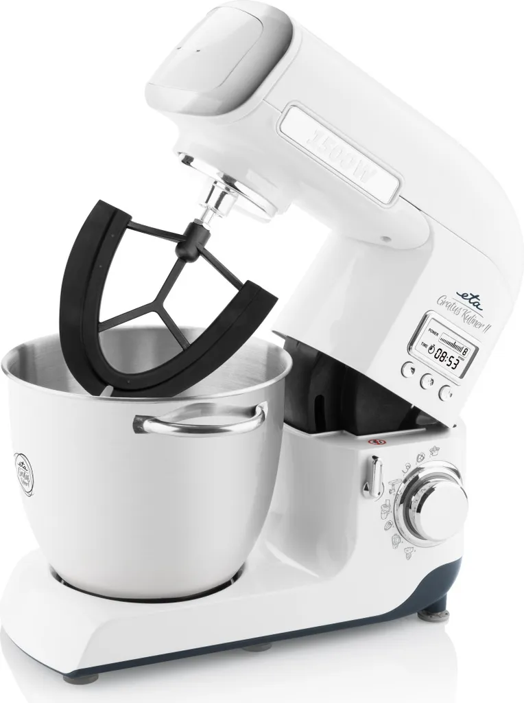 Küchenmaschine GRATUS KULINER II ETA003890020, 1500 W, Ganzmetallausführung, Stufenlose Drehzahlstellung, Planeten-Rührwerk, PULSE Funktion, LCD-Display 9 Küchenmaschine GRATUS KULINER II ETA003890020, 1500 W, Ganzmetallausführung, Stufenlose Drehzahlstellung, Planeten-Rührwerk, PULSE Funktion, LCD-Display – Bild 7